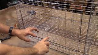 How to make a wire cage for chickens, rabbits, bantams, etc.