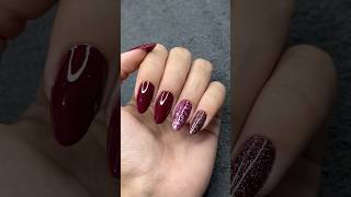 Cherry nails 💅🏻🍒✨🥀 #unhas #nails #nailart #nailtutorial #cherrynails #shorts