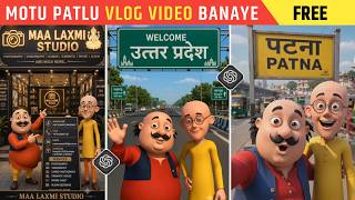 How to Create Viral Instagram Motu Patlu AI Videos | Trending Motu Patlu Village Video Editing screenshot 1
