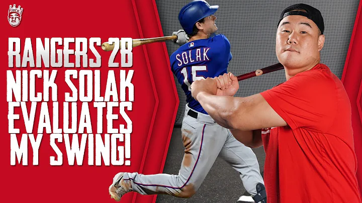 RANGERS 2B NICK SOLAK EVALUATES MY SWING  | Deload...