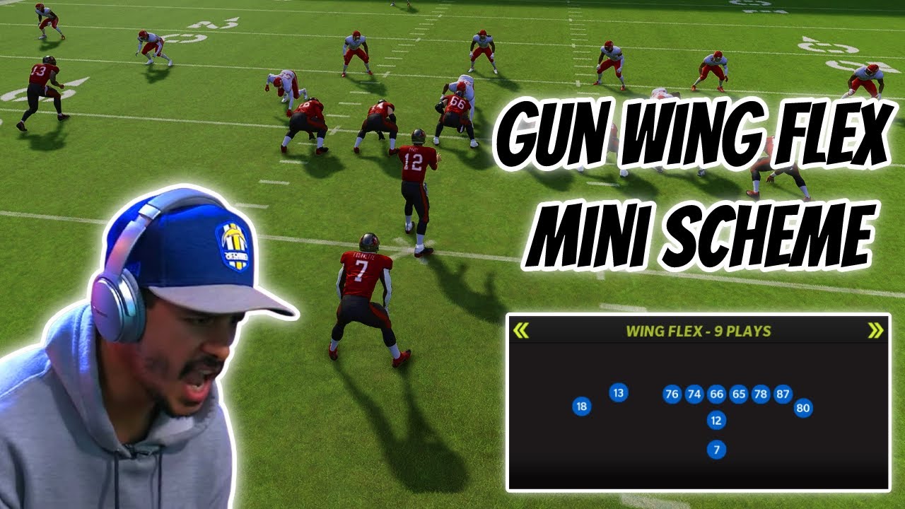 Baltimore Ravens Gun Wing Flex Mini Scheme | Playbook 3/32 | Madden 22  Ultimate Team Gameplay - YouTube