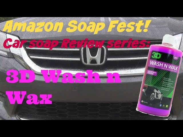 3D 201  Wash N Wax Car Wash Soap - Hyper-Concentrated Foaming