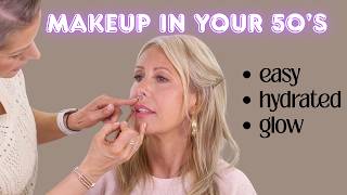 ⭐️ MAKEUP IN YOUR 50'S - WATCH ME PAINT MY FRIEND SARAH'S FACE ⭐️