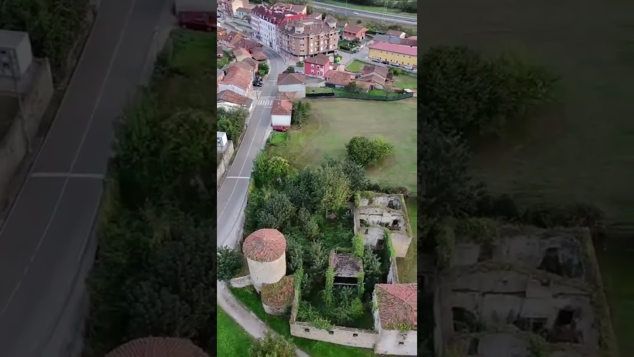 El conjunto histórico de Olloniego #asturias #drone #ㅇyㅇ #dji #travel #nature