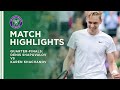 Denis Shapovalov vs Karen Khachanov | Quarter-Final Highlights | Wimbledon 2021