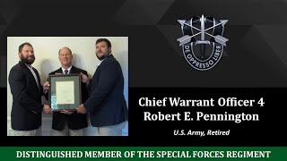 Chief Warrant Officer 4 Robert E  Pennington - DMOR