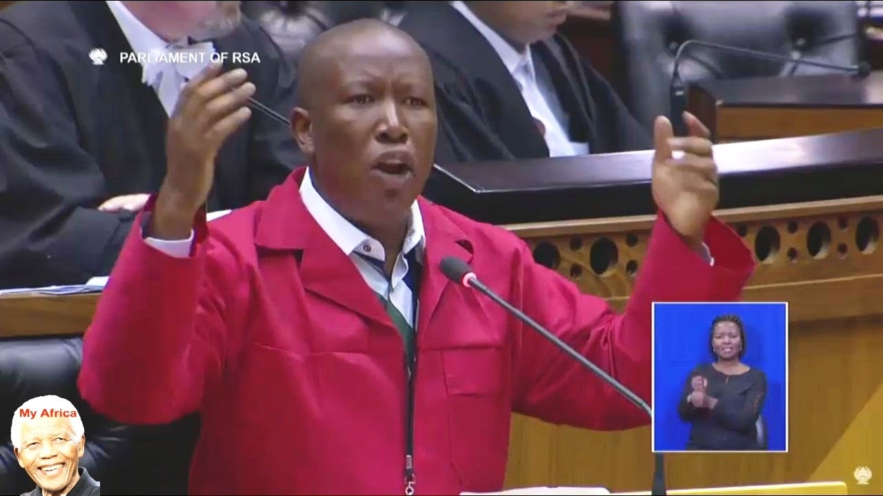 Julius Malema vs Dudu Myeni ZUMA In Parliament