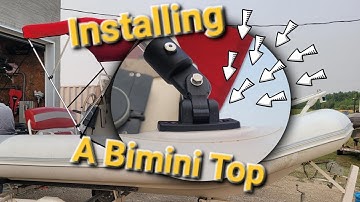 Installing A Bimini Top On A Inflatable Boat