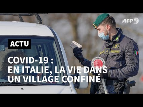 Coronavirus: la vie dans le village italien de Zorlesco placé en quarantaine | AFP News Coronavirus: la vie dans le village italien de Zorlesco placé en quarantaine | AFP News