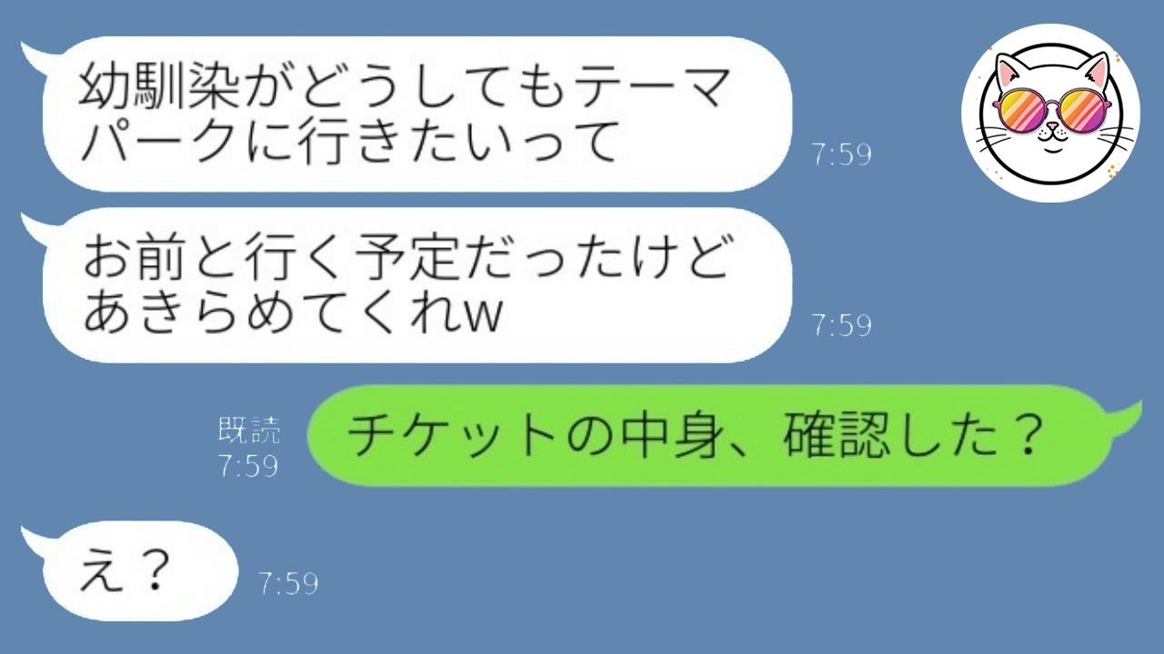 新婚なのに夫が幼馴染と2人で遊園地へ…「チケットの中身」を確認したら衝撃の真相が判明！