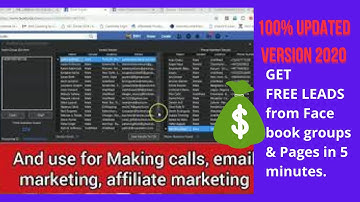 Facebook Data Extractor - Facebook Free Leads Scraper | Lead generation software from Groups & Pages