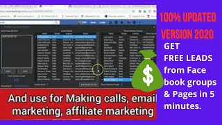 Facebook Data Extractor - Facebook Free Leads Scraper | Lead generation software from Groups & Pages screenshot 3