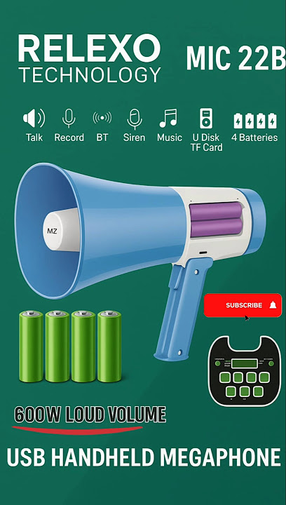 mega phone speaker mo.6355169721 #megaphone #speaker #animalsounds #viral