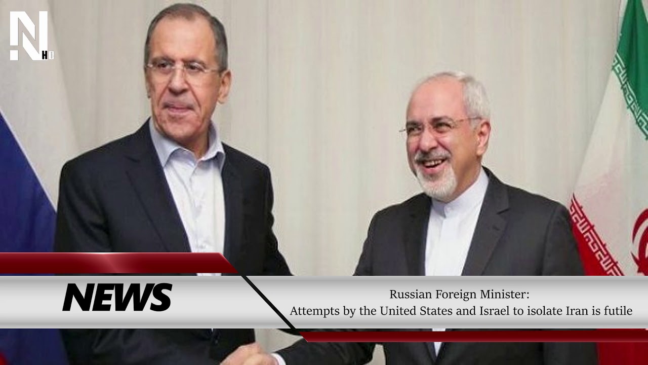 Russian Foreign Minister: Attempts by US & Israel to isolate Iran is futile newspaper mockup