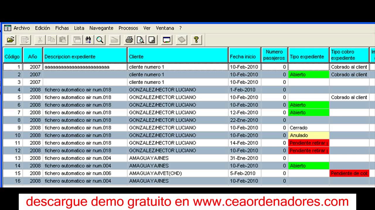 programa de contabilidad para agencia de viajes - YouTube