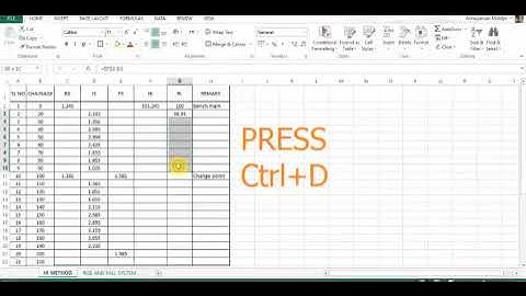 On Demand ** How to calculate Reduced Level (RL) in Spreadsheet**