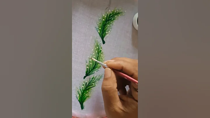 Painting ideas#paintings #leafart#fabric #easy