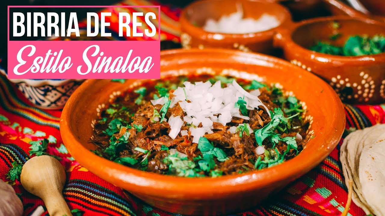 La Manera MÁS RÁPIDA de hacer BIRRIA de Res Estilo Sinaloa | Recién  Cocinados - YouTube
