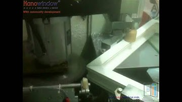 Cửa nhựa lõi thép uPVC Hanowindow® - Công nghệ làm sạch mỗi hàn cửa nhựa