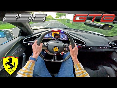 FERRARI 296 GTB - Evening Drive with an 830HP V6 Hybrid!