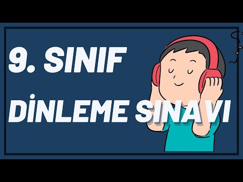 9. SINIF İNGİLİZCE DİNLEME SINAVI | YENİ SİSTEM