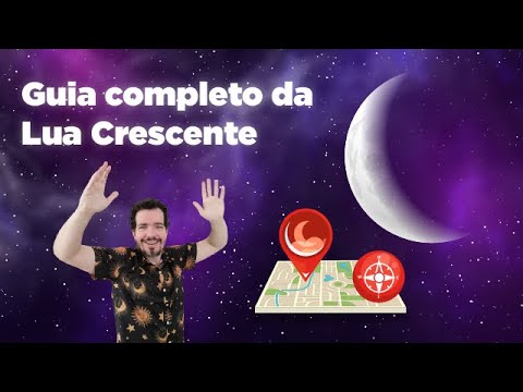 Vídeo: O período da lua crescente em janeiro de 2020