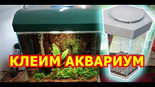 Клеим аквариум по немецкой технологии