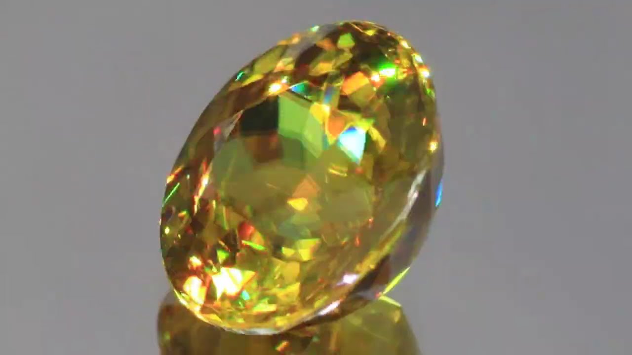 天然スフェーン 1.56ct 【煌めくゴールデンイエロー】 マダガスカル