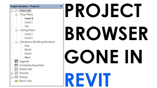 Project Browser Gone / Missing in Revit screenshot 5