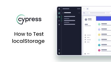 How to test local storage with Cypress