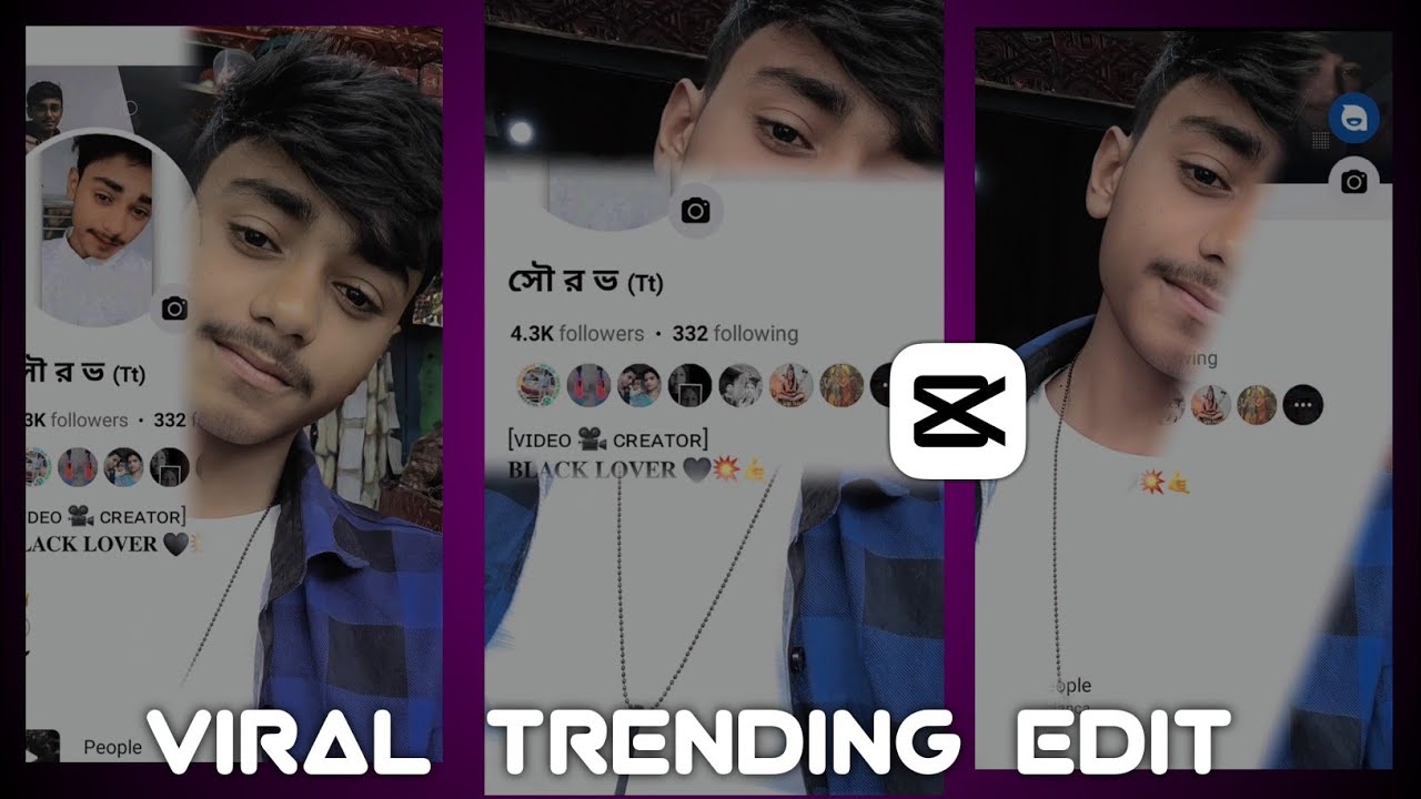 Instagram trending reels editing in capcut | New template 2023 | Just one click ⚡