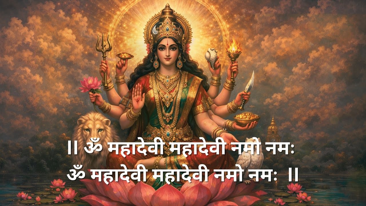 ॐ महादेवी महादेवी नमो नमः | Om Mahadevi Mahadevi Namo Namah | Powerful Mantra for Peace & Strength