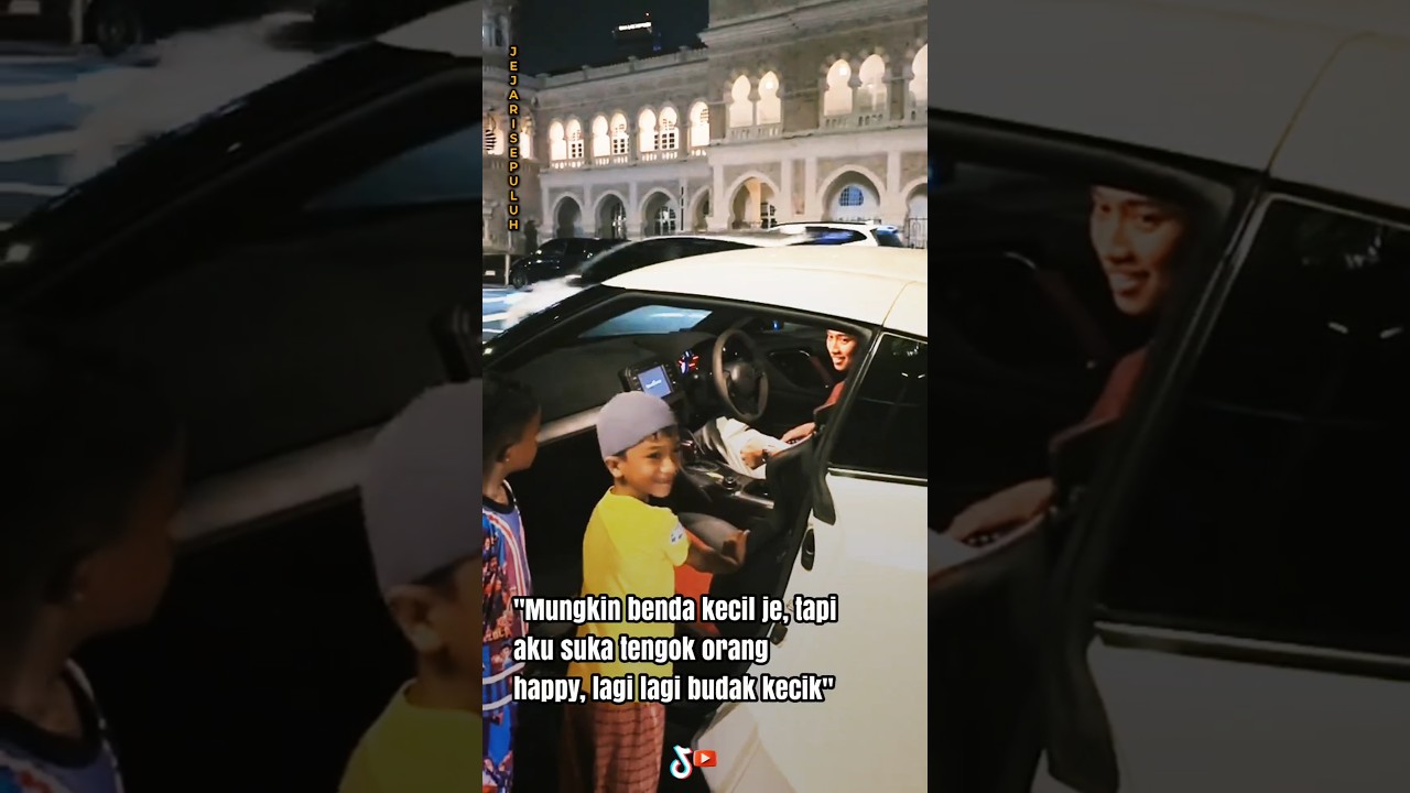 Excited nampak GTR, tindakan pemuda tunaikan impian budak ini raih pujian