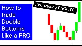 How to TRADE Double Bottoms like a PRO (LIVE trade!)