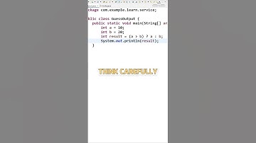 Java Challenge: Can You Guess the Output of Ternary Operator? #javachallenge #coding #codechallenge
