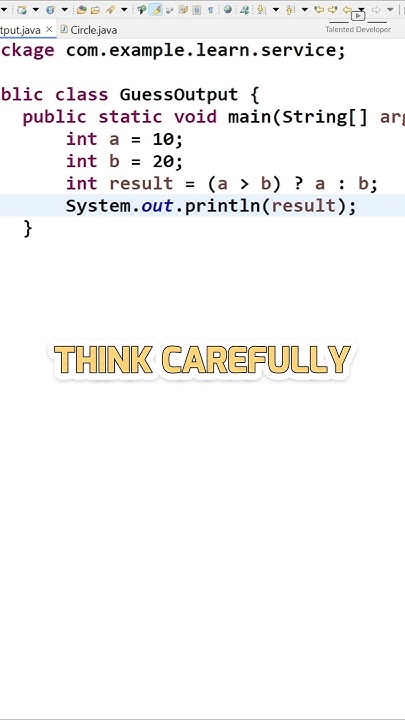 Java Challenge: Can You Guess the Output of Ternary Operator? # ...