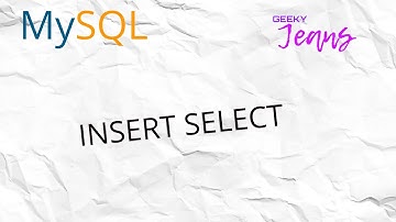 A short tutorial on how to insert multiple records in mysql table using INSERT SELECT statement