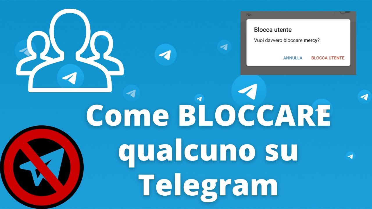Come bloccare qualcuno su Telegram - YouTube