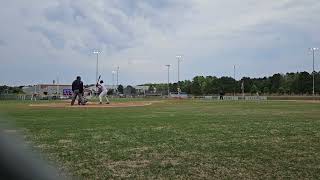 Hit and run single to RF, 4/19/24