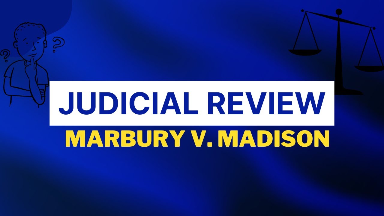 What is Judicial Review? Marbury V. Madison Case| Judicial Review in Pakistan 