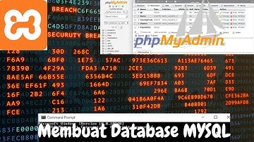 Database MySQL pake phpMyAdmin dan CMD