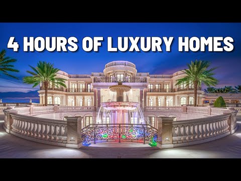 4 HOURS of LUXURY HOMES! The Best Homes of 2023 (part 3)