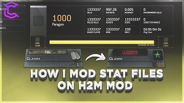 How i MOD Stat Files on H2M Mod - Unlocks, Prestiges, Stats & More (MODERN WARFARE REMASTERED)