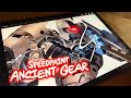 Speedpainting @ZedLockYT ANCIENT GEAR Thumbnail Commission - YUGIOH