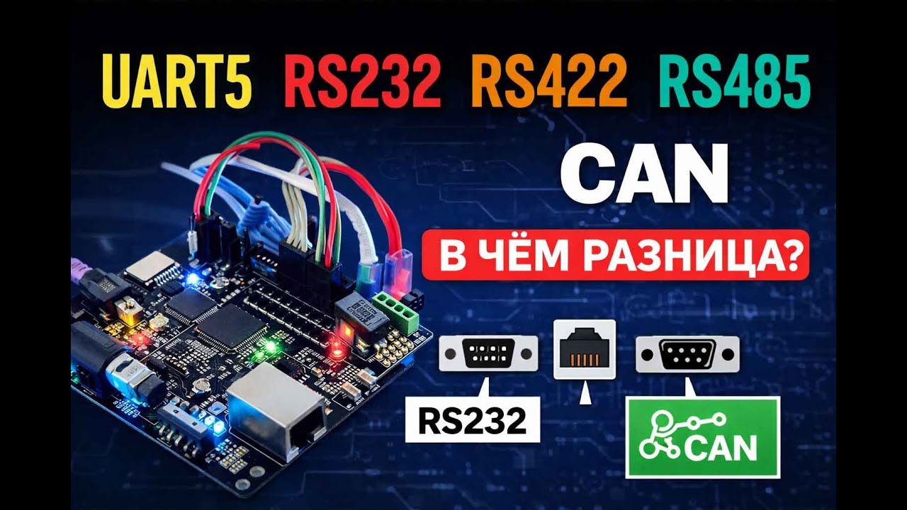 #10 STM32MP135 | 📡 UART5, RS232, RS422, RS485 и CAN