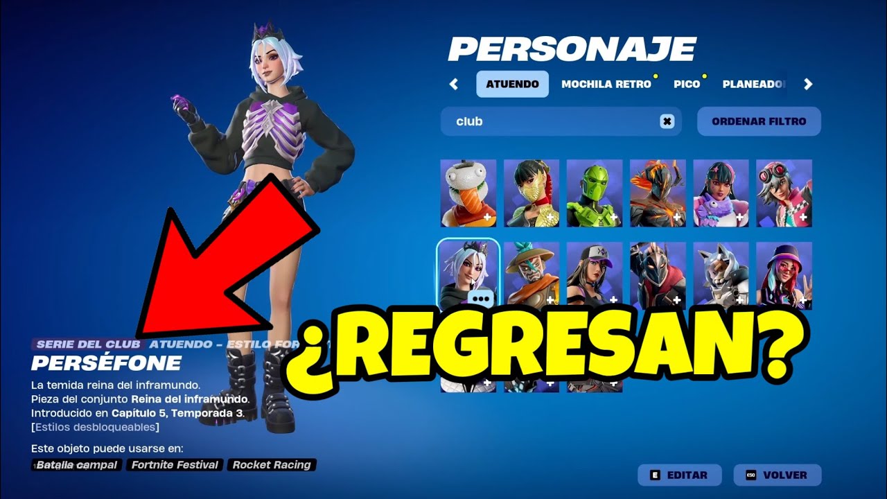 Fortnite Rarezas *NUEVO* LAS RAREZAS REGRESAN A FORTNITE? NUEVA SERIE DE CLUB EN ...