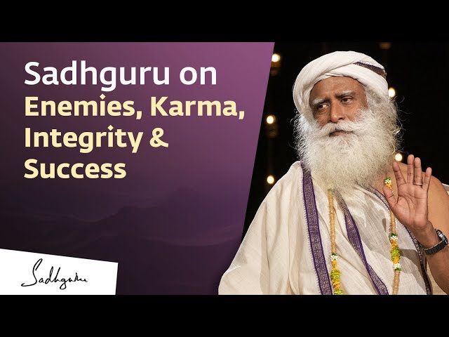 Enemies, Karma, Integrity & Success - College of Defence Management Hosts Sadhguru