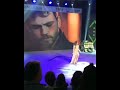 قطتنا تغني من حفل نهاية مسلسل الحفرة فستانها حلو Tilyadamlasönmez 
