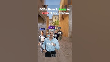 How it Feels to Push B on Inferno 😂 #shorts #cs2 #csgo #counterstrike