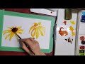 Painting Watercolour  with Melinda Calway-flower tutorial-Black-Eyed Susans Part 1